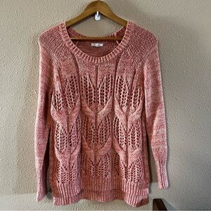 Maurices Women's Pink Knit Sweater